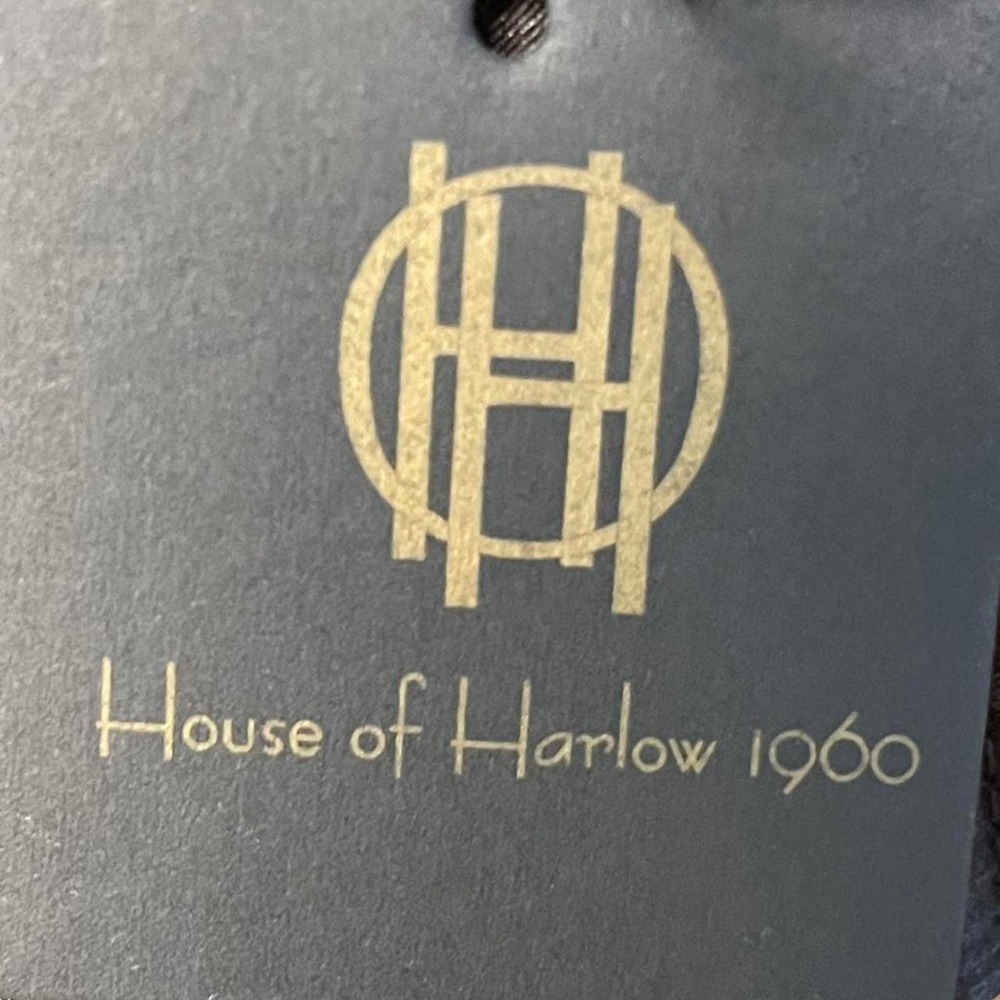 House of Harlow 1960 black satin bow shoulder/handbag. NWT - Picture 2 of 6
